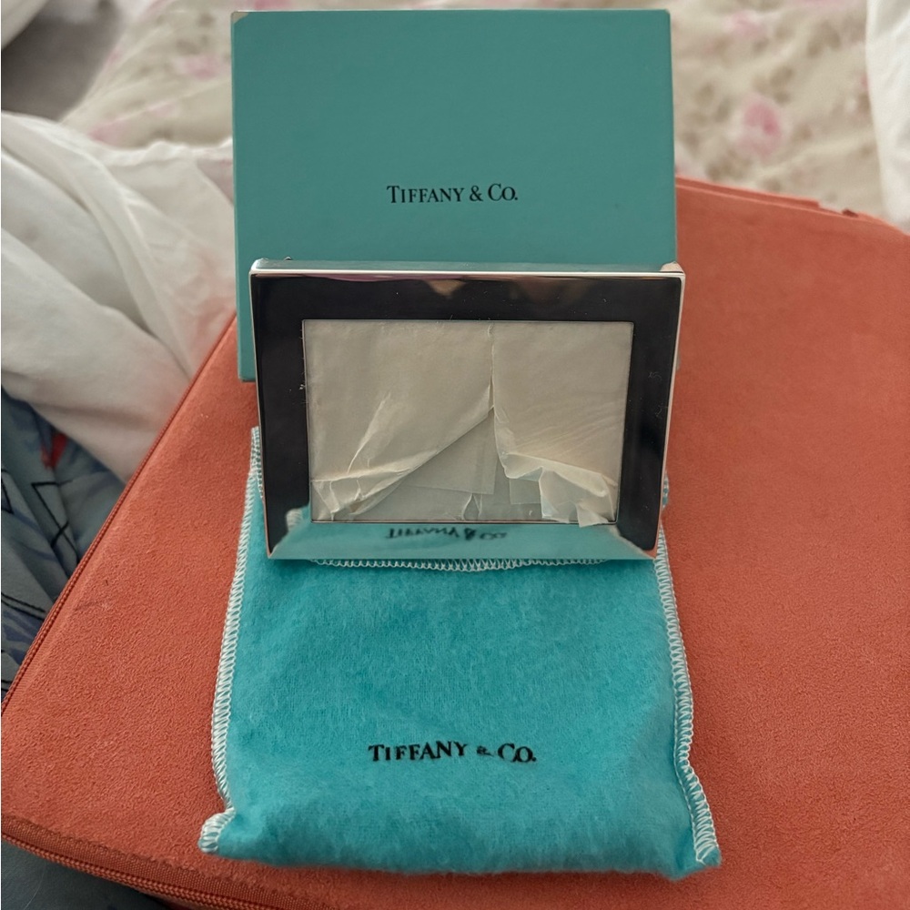 Tiffany Sterling Silver 3x2 Small Picture Frame